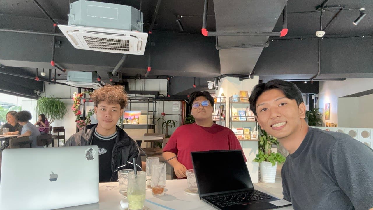 The Let’s Tech Solution team working together